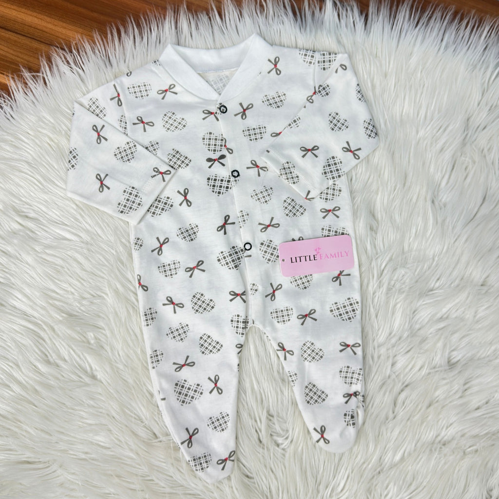 Pack of 3 Premium Baby Full-Body Rompers – Gentle & Breathable