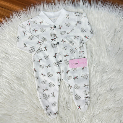 Pack of 3 Premium Baby Full-Body Rompers – Gentle & Breathable