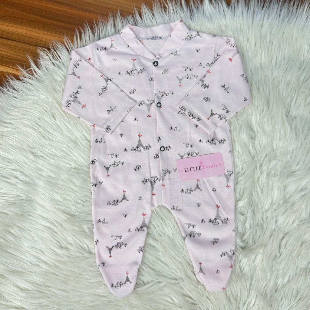 Pack of 3 Premium Baby Full-Body Rompers – Gentle & Breathable