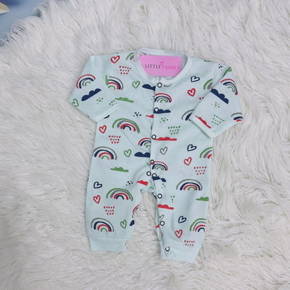 Pack of 3 Premium Baby Rompers – Gentle & Breathable