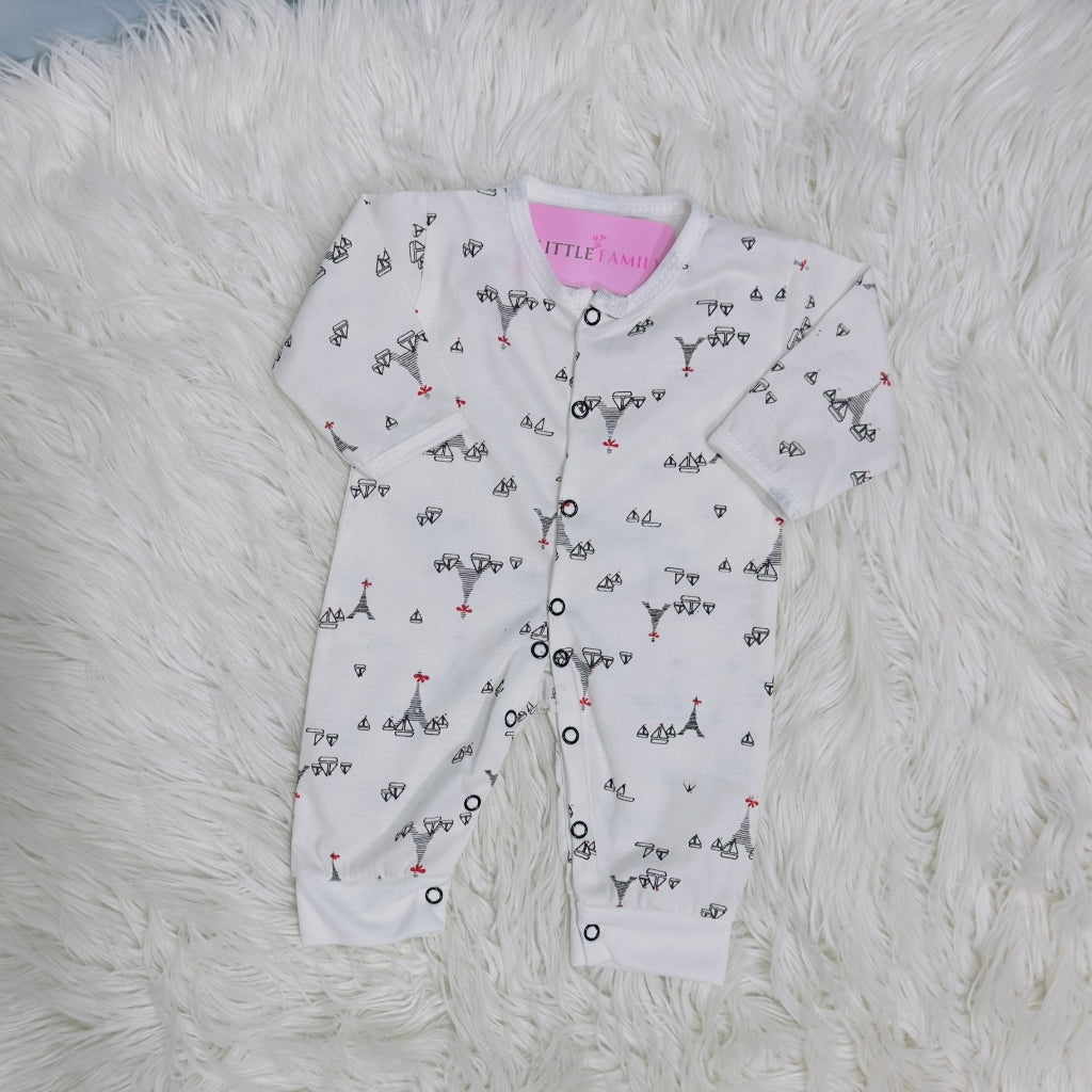 Pack of 3 Premium Baby Rompers – Gentle & Breathable
