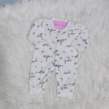 Pack of 3 Premium Baby Rompers – Gentle & Breathable