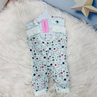 Pack of 3 Premium Baby Rompers – Gentle & Breathable
