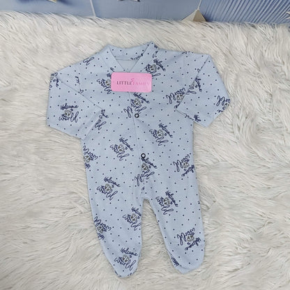Pack of 3 Premium Baby Full-Body Rompers – Gentle & Breathable
