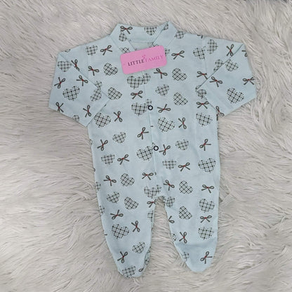 Pack of 3 Premium Baby Full-Body Rompers – Gentle & Breathable