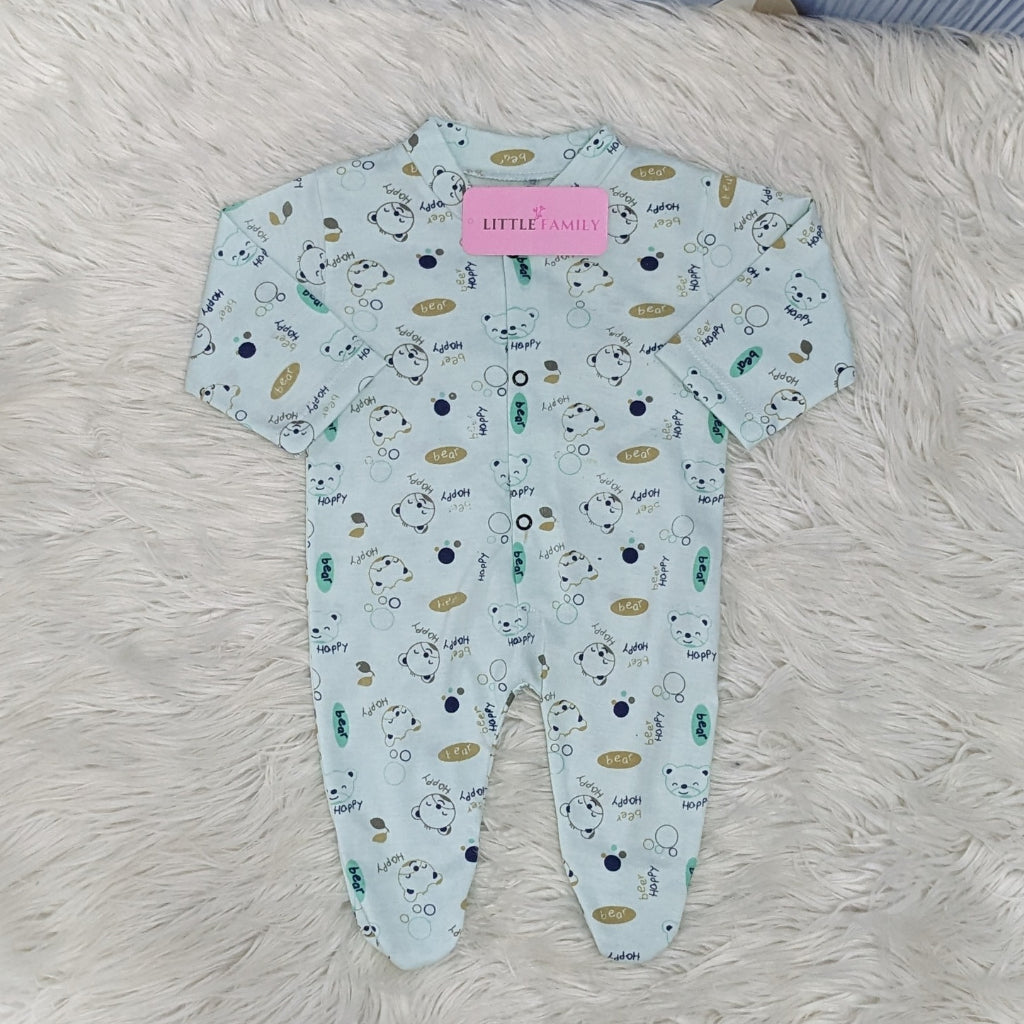 Pack of 3 Premium Baby Full-Body Rompers – Gentle & Breathable