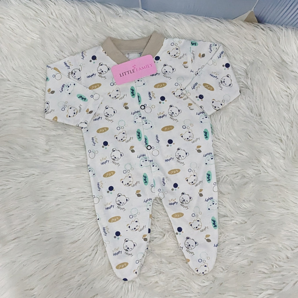 Pack of 3 Premium Baby Full-Body Rompers – Gentle & Breathable