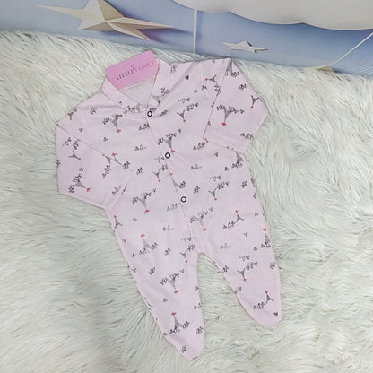 Pack of 3 Premium Baby Full-Body Rompers – Gentle & Breathable