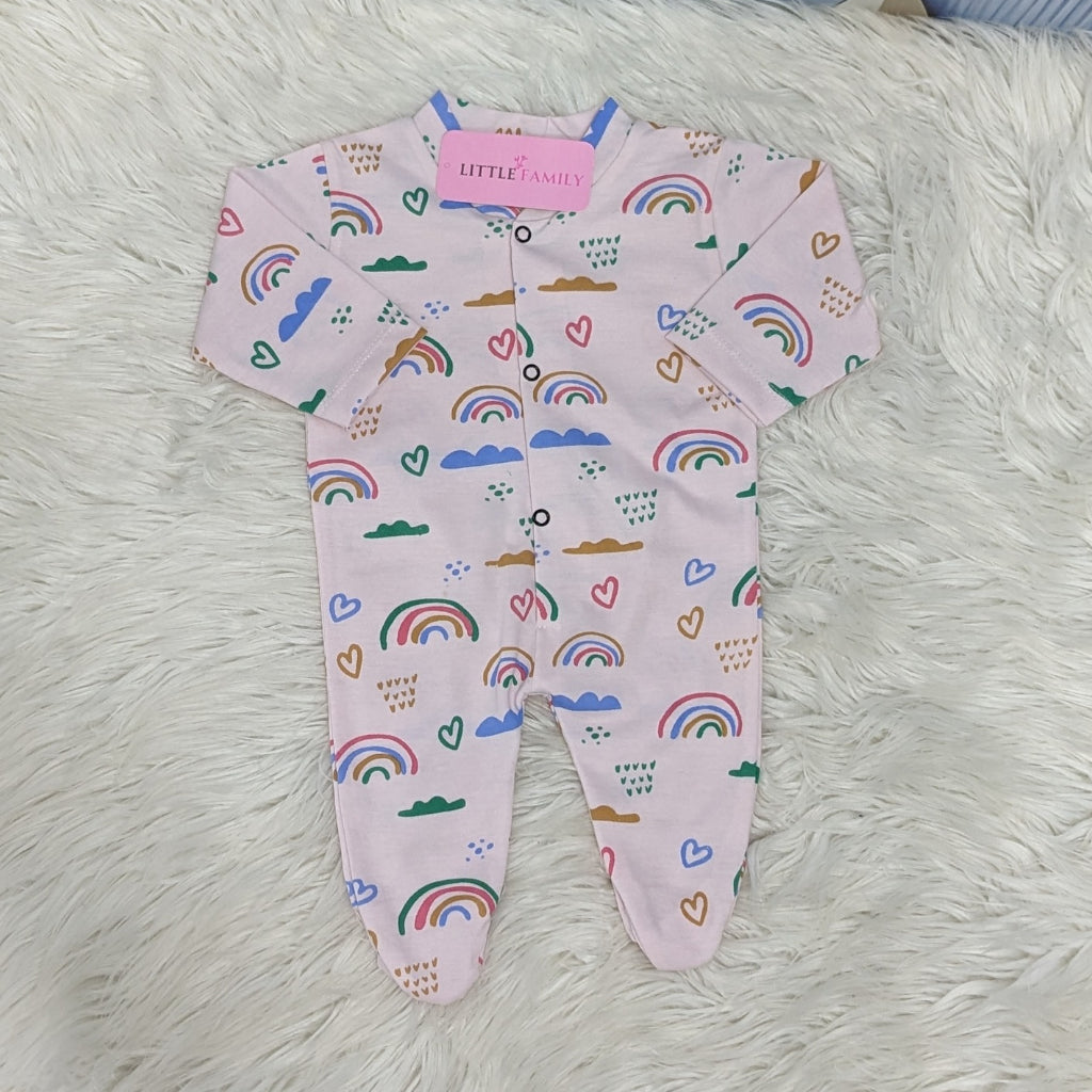 Pack of 3 Premium Baby Full-Body Rompers – Gentle & Breathable