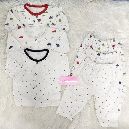 Premium 2-Piece Cotton Outfit Set – Pack of 3