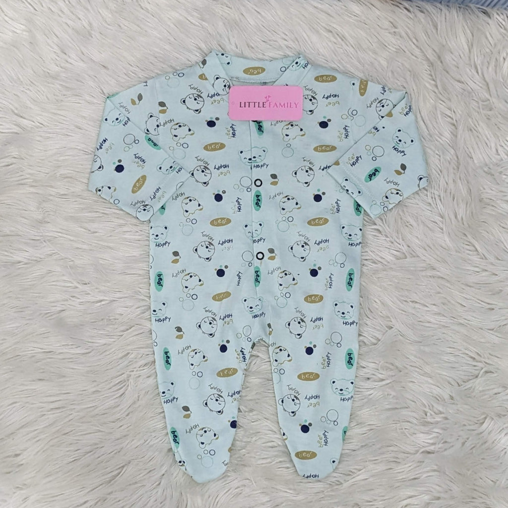 Pack of 3 Premium Baby Full-Body Rompers – Gentle & Breathable