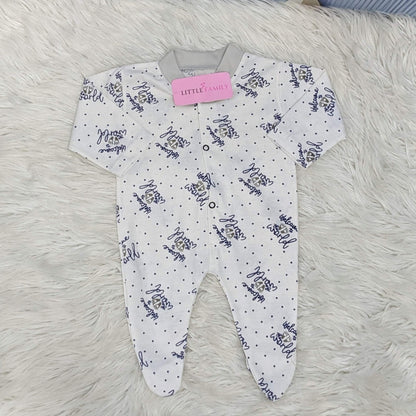 Pack of 3 Premium Baby Full-Body Rompers – Gentle & Breathable