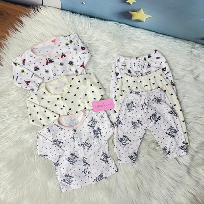 Premium 2-Piece Cotton Outfit Set – Pack of 3