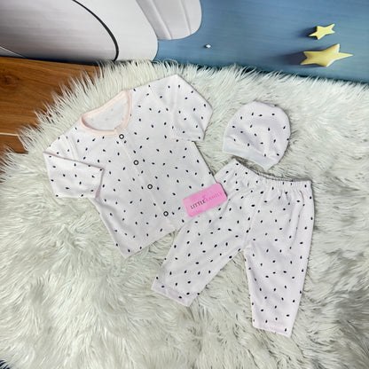 Premium 3-Piece Cotton Outfit Set – Pack of 3