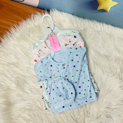 Premium 3-Piece Cotton Outfit Set – Pack of 3