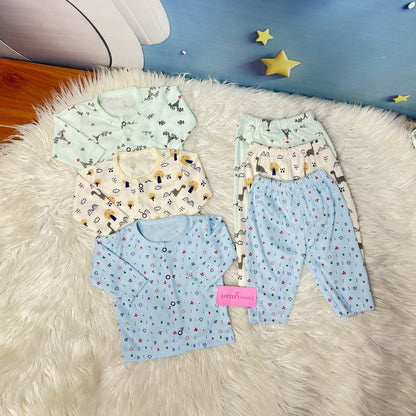 Premium 2-Piece Cotton Outfit Set – Pack of 3
