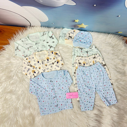 Premium 3-Piece Cotton Outfit Set – Pack of 3