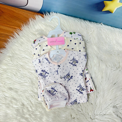 Premium 3-Piece Cotton Outfit Set – Pack of 3