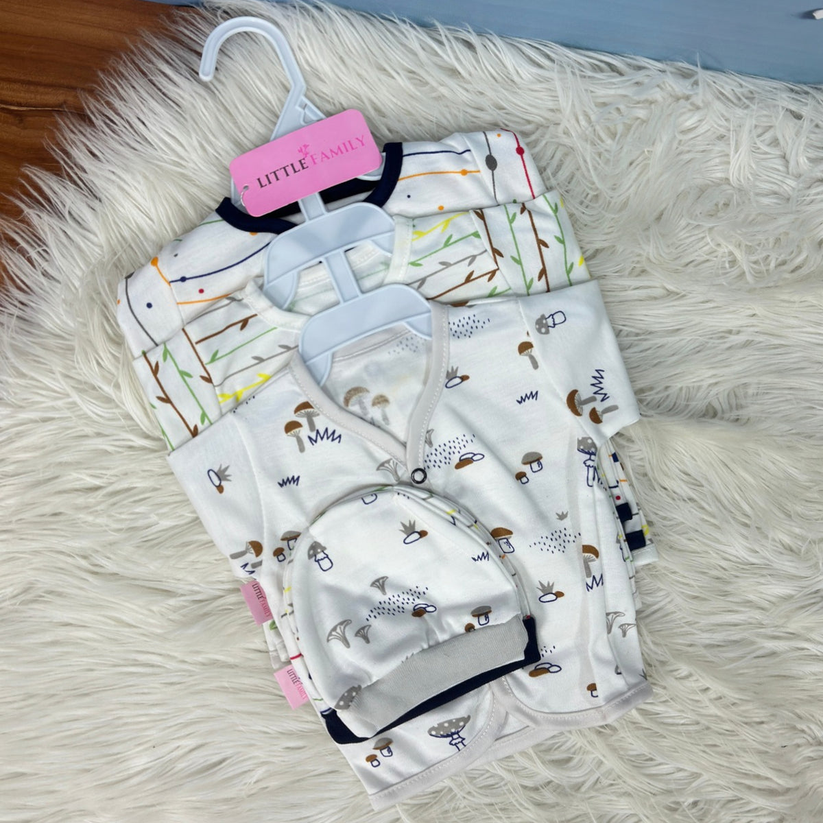 Premium 3-Piece Cotton Outfit Set – Pack of 3