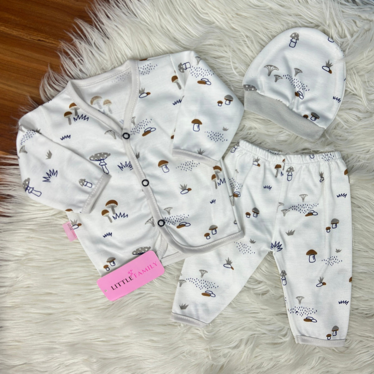Premium 3-Piece Cotton Outfit Set – Pack of 3
