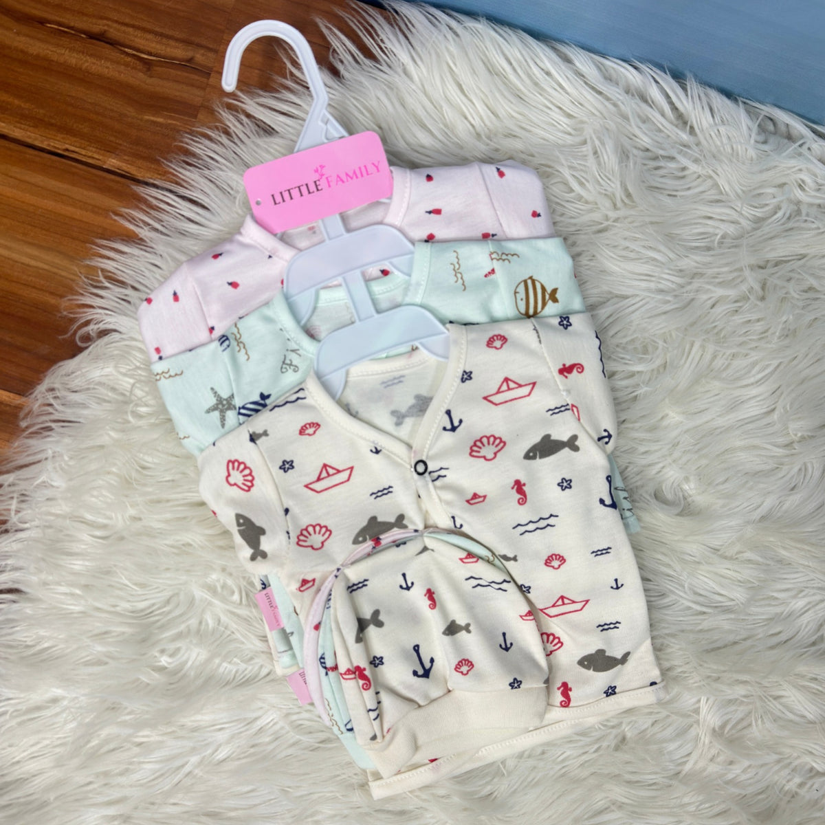 Premium 3-Piece Cotton Outfit Set – Pack of 3