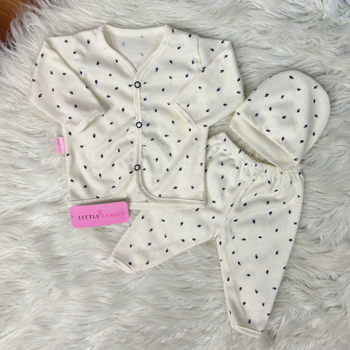 Premium 3-Piece Cotton Outfit Set – Pack of 3