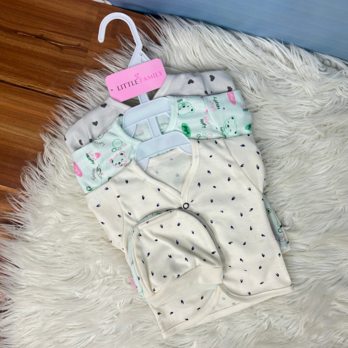 Premium 3-Piece Cotton Outfit Set – Pack of 3