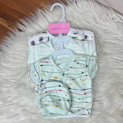 Newborn 3-Piece Cotton Outfit Set – Pack of 3