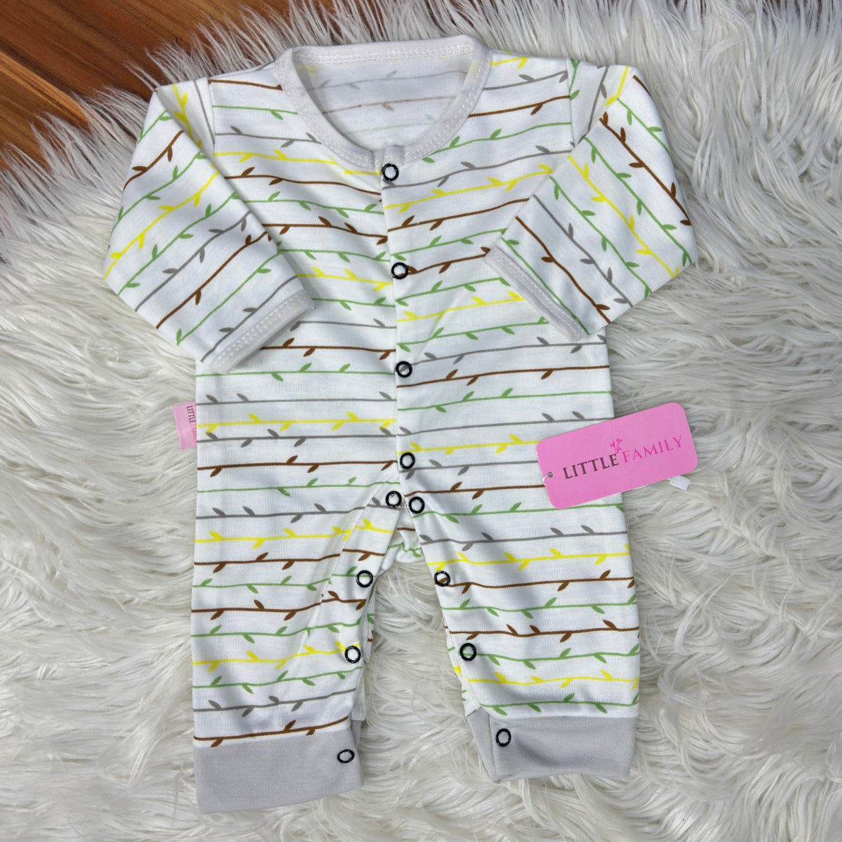 Pack of 3 Premium Baby Rompers – Gentle & Breathable
