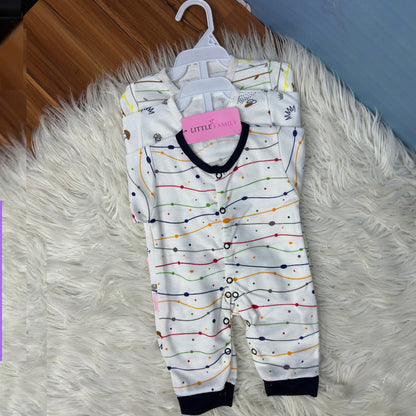 Pack of 3 Premium Baby Rompers – Gentle & Breathable