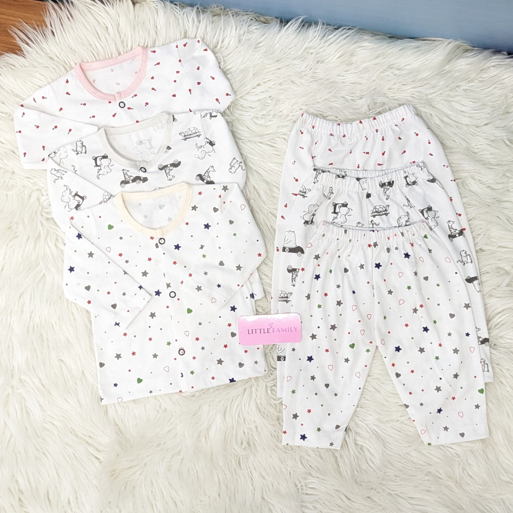 Premium 2-Piece Cotton Outfit Set – Pack of 3