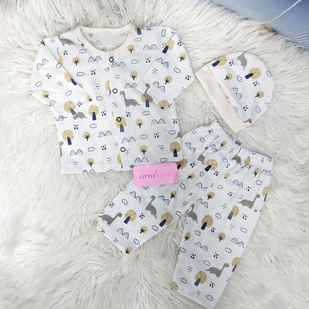 Newborn 3-Piece Cotton Outfit Set – Pack of 3