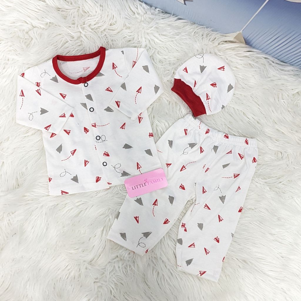 Newborn 3-Piece Cotton Outfit Set – Pack of 3