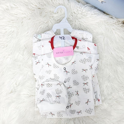 Newborn 3-Piece Cotton Outfit Set – Pack of 3
