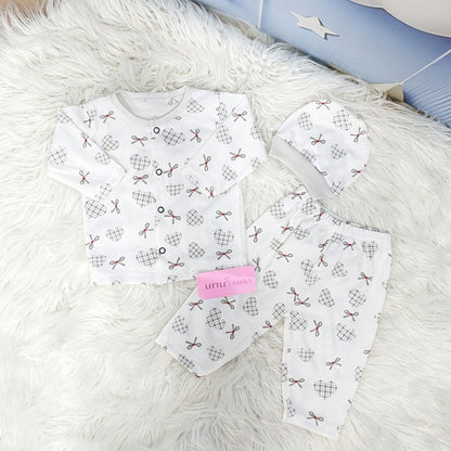 Newborn 3-Piece Cotton Outfit Set – Pack of 3