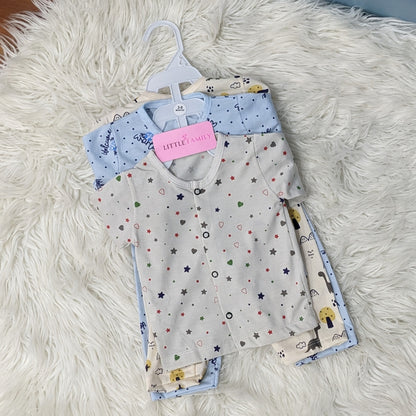 Premium 3-Piece Cotton Outfit Set – Pack of 3