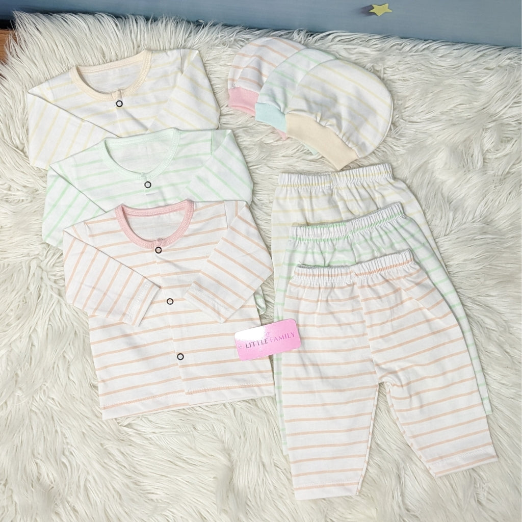 Premium 3-Piece Cotton Outfit Set – Pack of 3