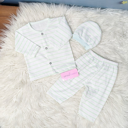 Premium 3-Piece Cotton Outfit Set – Pack of 3