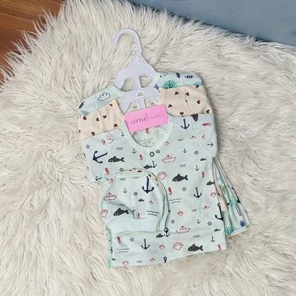 Premium 3-Piece Cotton Outfit Set – Pack of 3