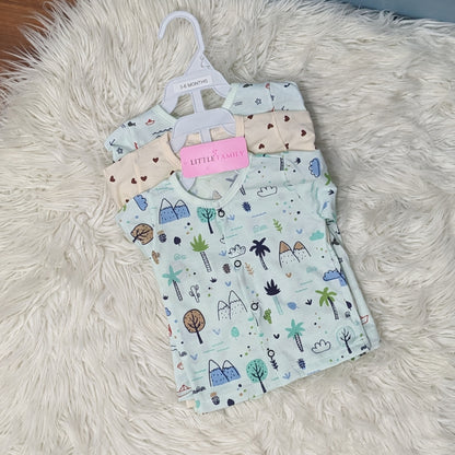 Premium 3-Piece Cotton Outfit Set – Pack of 3
