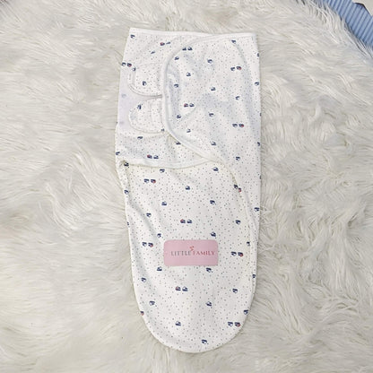 Ship Theme Baby Swaddle – White