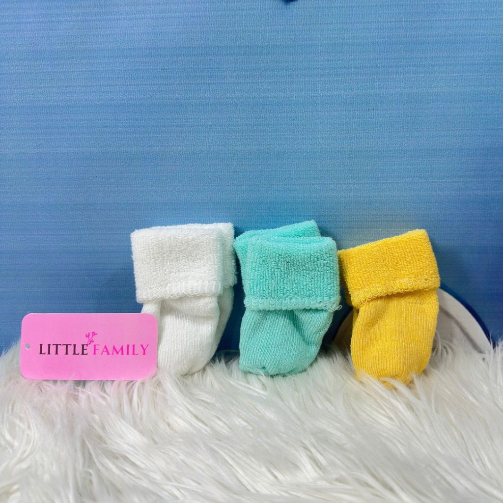 NewBorn Baby Winter Socks Set (3-Pair Pack) - Soft Tones