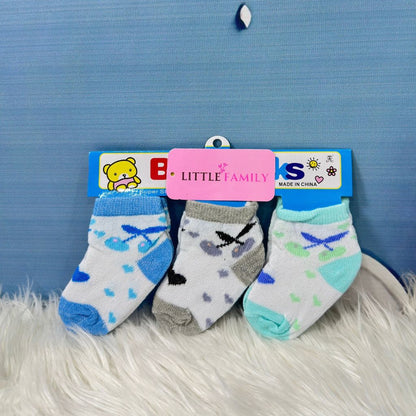 NewBorn Baby Socks Set (3-Pair Pack) - Sweet Hearts