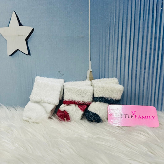 NewBorn Baby Socks Set (3-Pair Pack) - Soft Tones