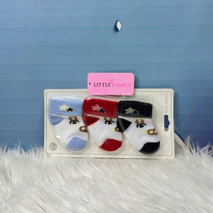 Premium Baby Socks Set (3-Pair Pack)