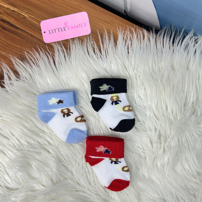 Premium Baby Socks Set (3-Pair Pack)
