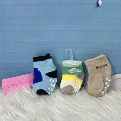 Baby Printed Socks – 3-Pair Set