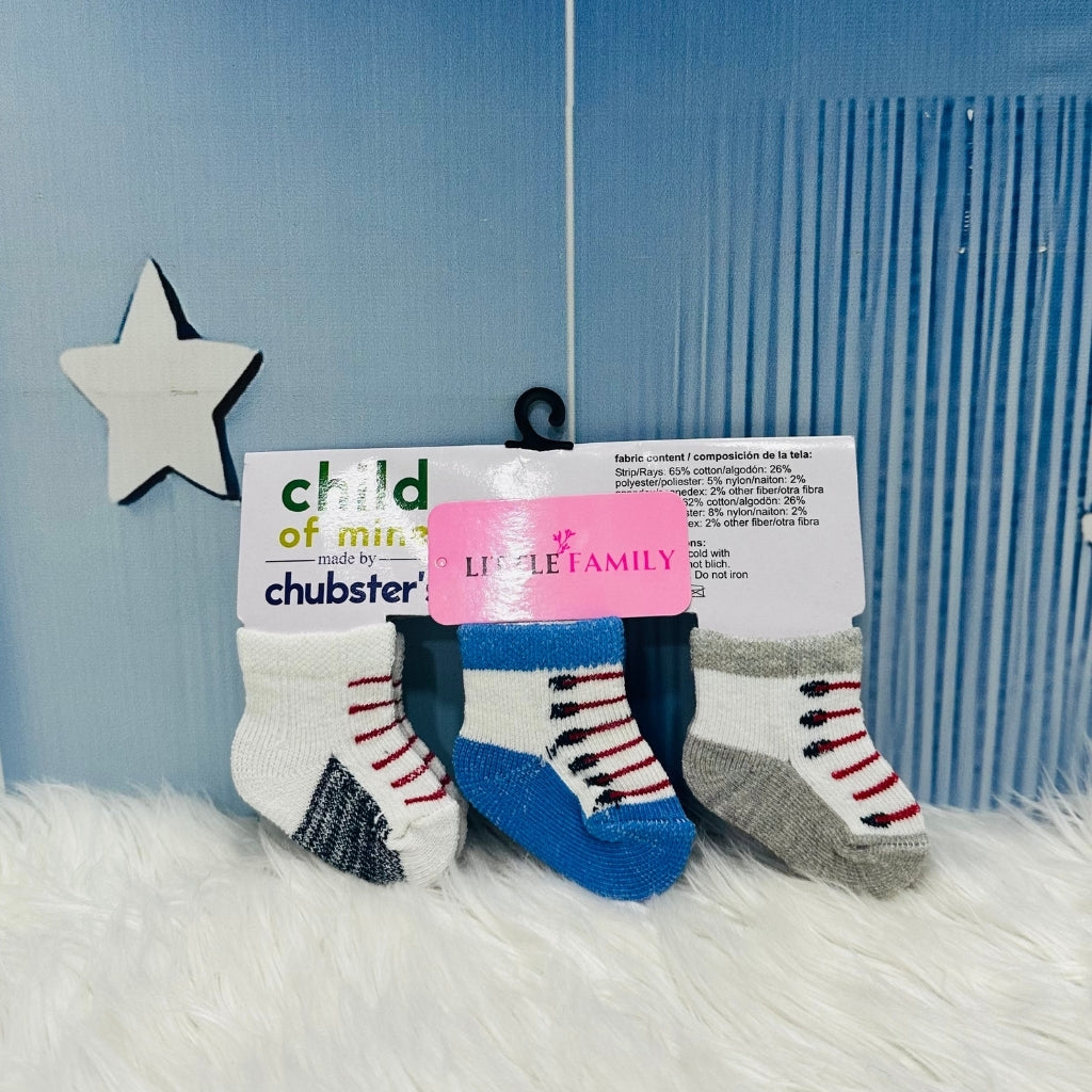 NewBorn Baby Socks Set (3-Pair Pack) - Formal Wear