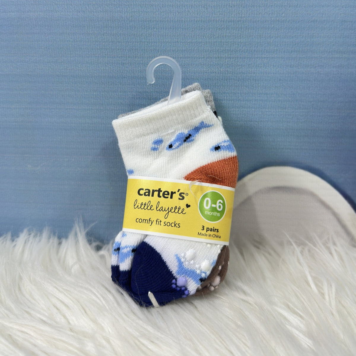 Baby Printed Socks – 3-Pair Set