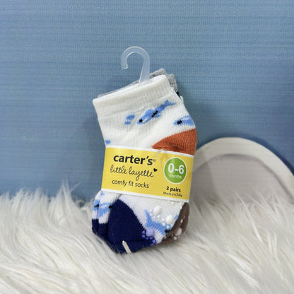 Baby Printed Socks – 3-Pair Set